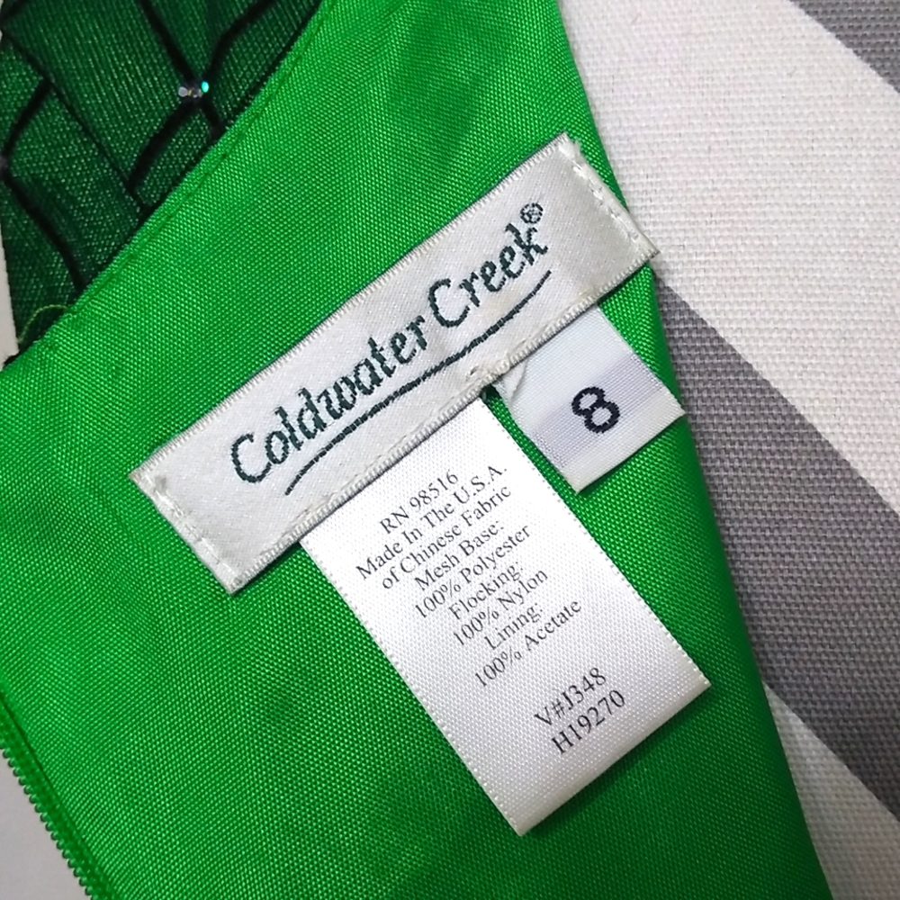 Coldwater Creek Green Fancy Dress - Picture 8 of 11